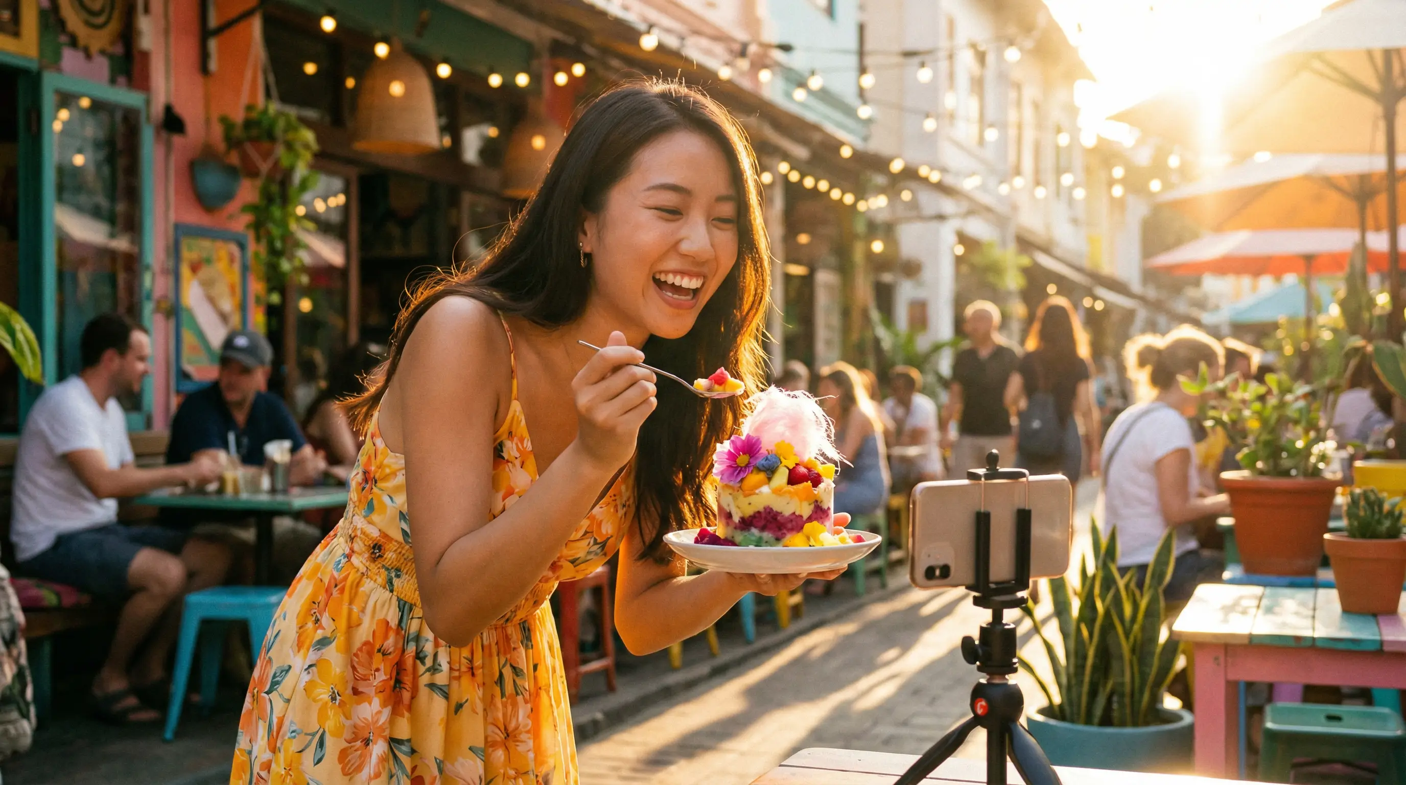 天美传媒美食探店视频